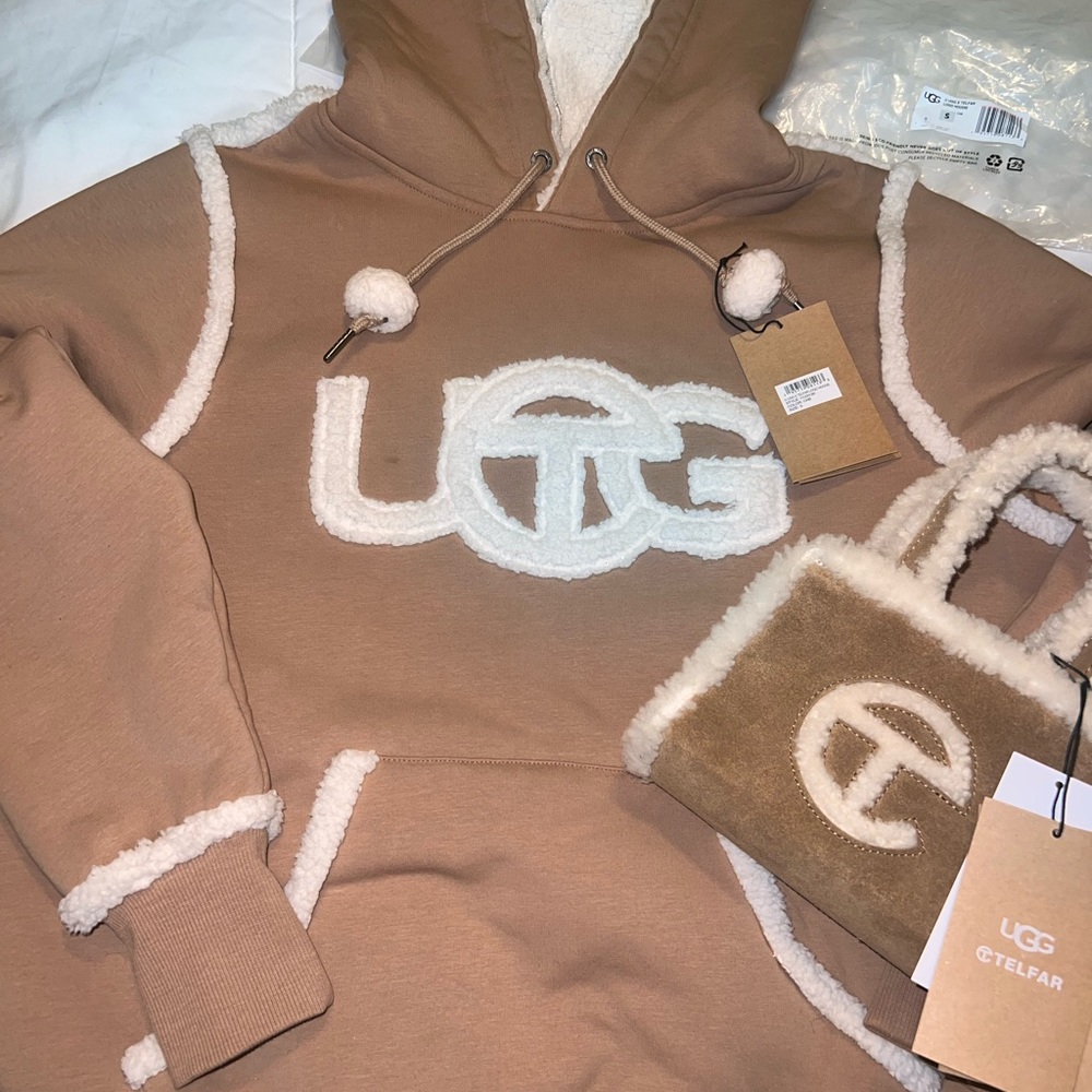 Telfar x UGG Shearling Hoodie